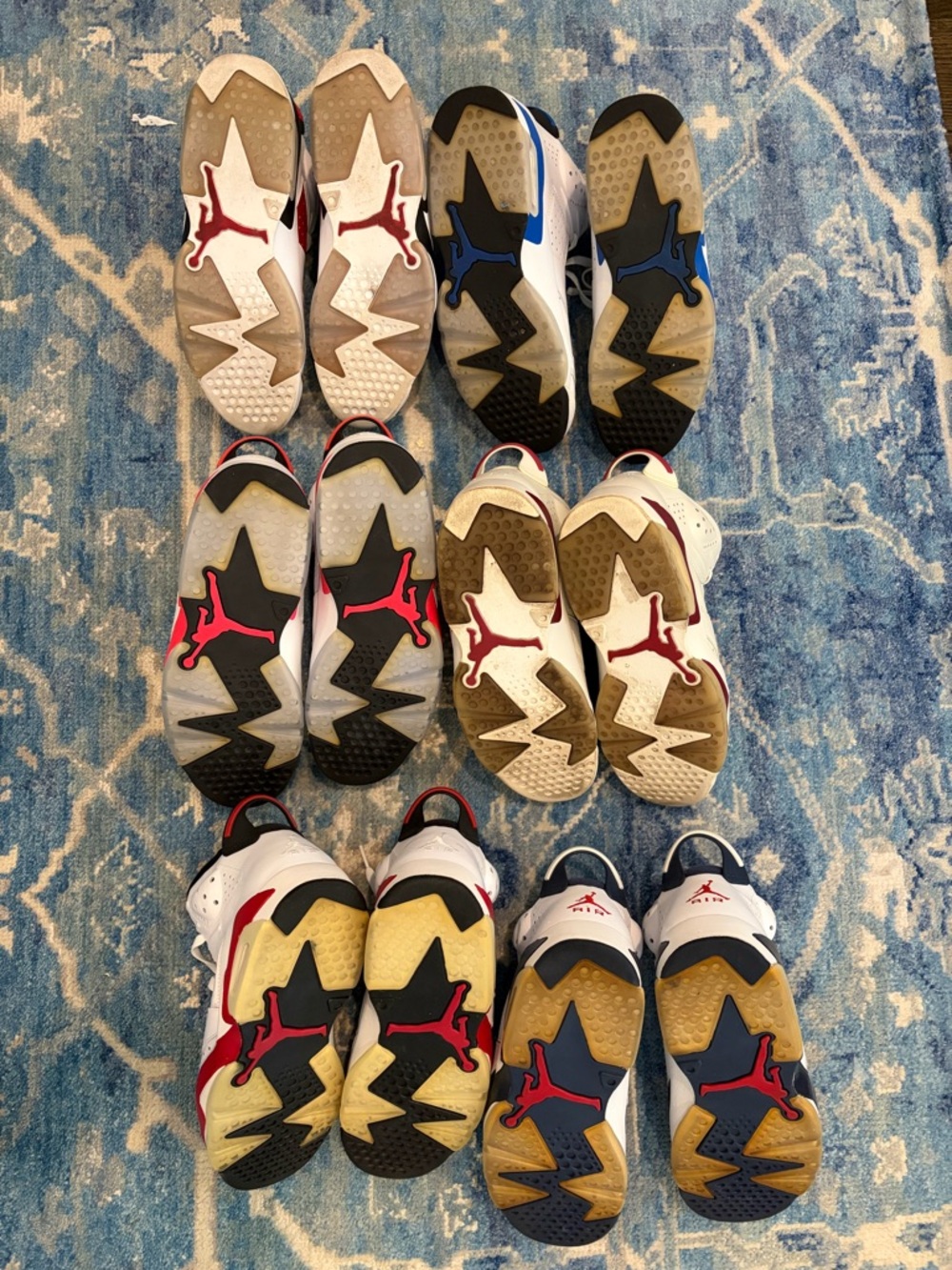 Jordan Retro 6 lot sizes 9.5/10 very good used condition - Picture 2 of 9